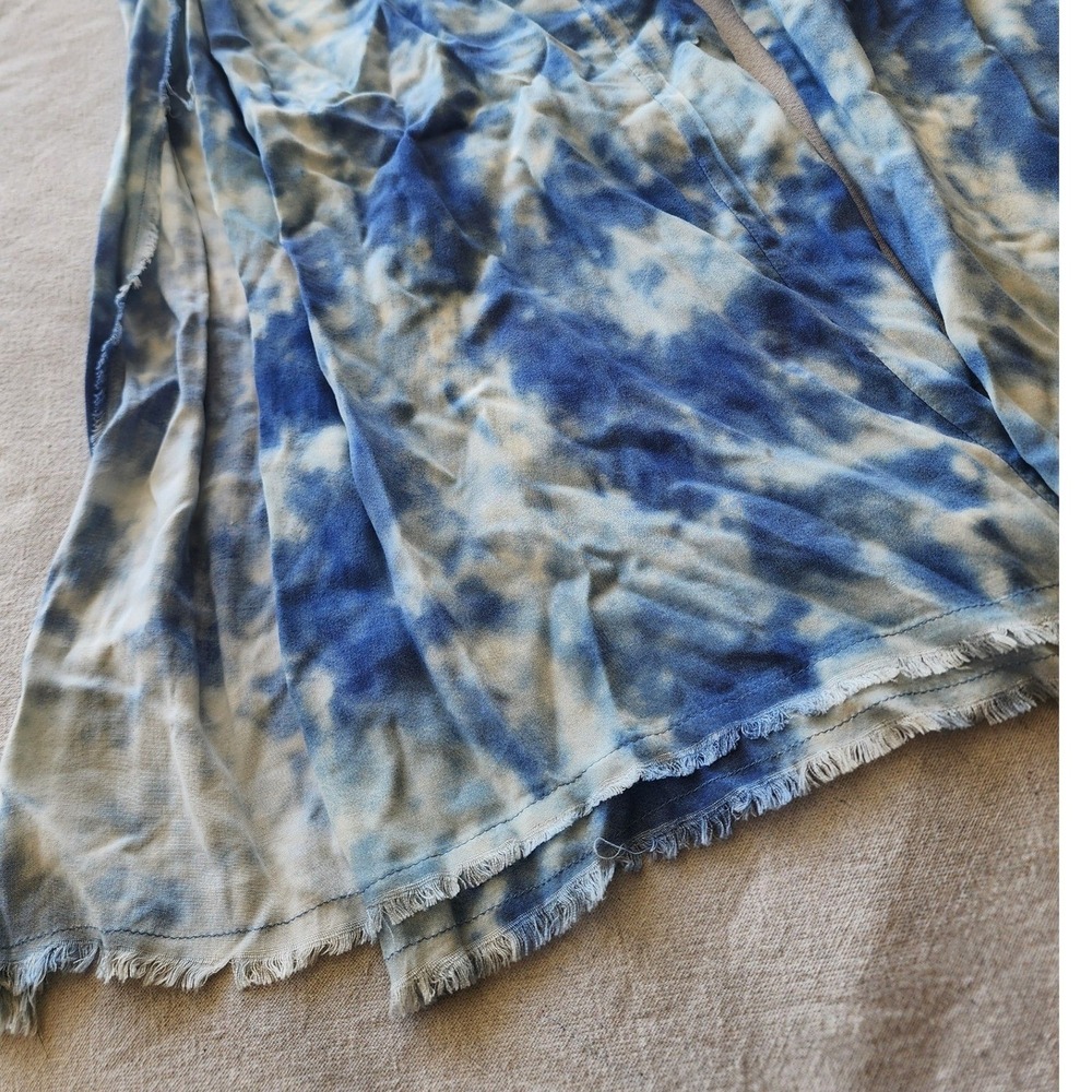 🌊BOHO VIBES✨️Split Wide Leg Tie-Dye Pants loose Y2K boho flowy - Picture 3 of 8